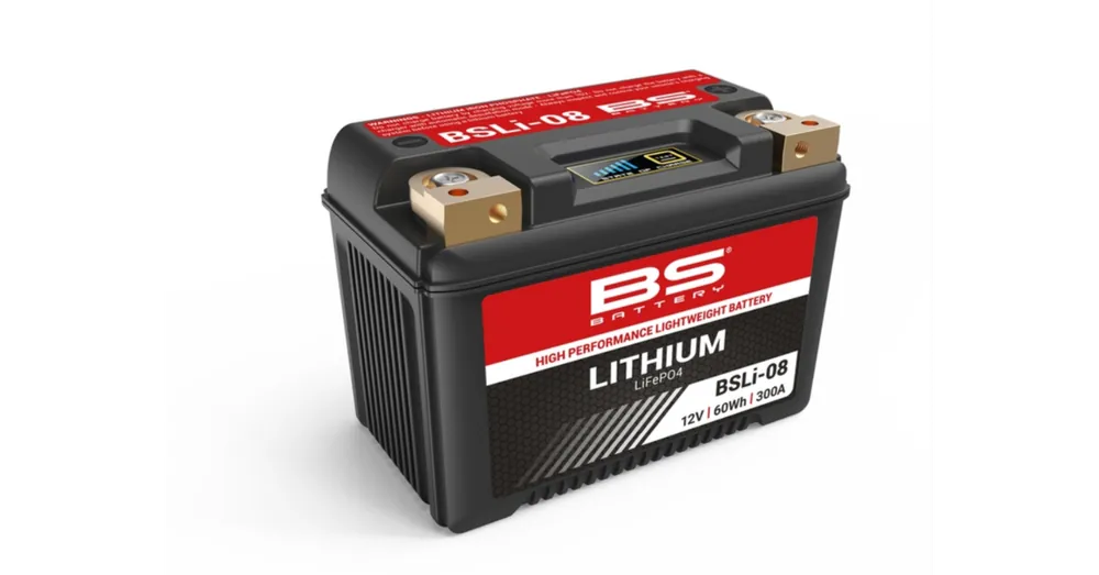 Jusqu&rsquo;à Épuisement Des Stocks Batterie BS Battery Lithium BSLi-08 Sportster, Street, Pan America