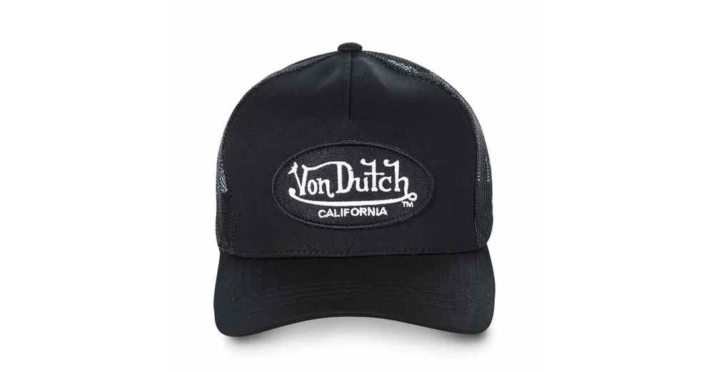 Casquette Vondutch Noire Trucker Strapback Prix Réduit