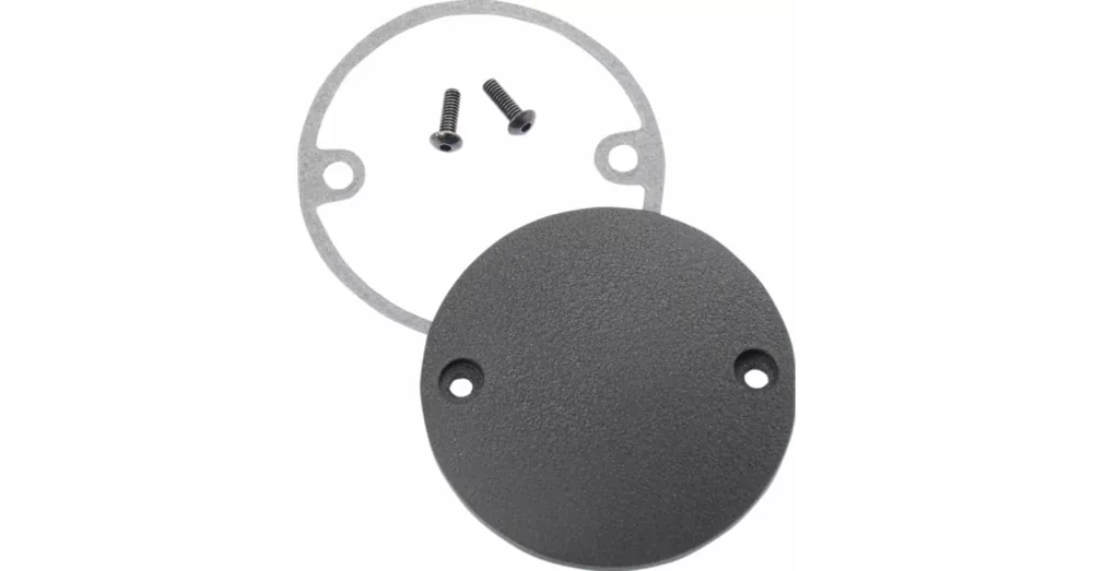 Cache Capteur d&rsquo;Allumage Spherical Radius Wrinkle Black Shovel Dyna Softail Sportster Touring Produit De Marque