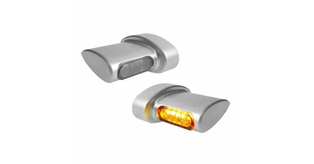 Clignotants Arrière SMD-LED Heinz Bikes Winglet Micro Anodisé Chromé Satin Prix Réduit