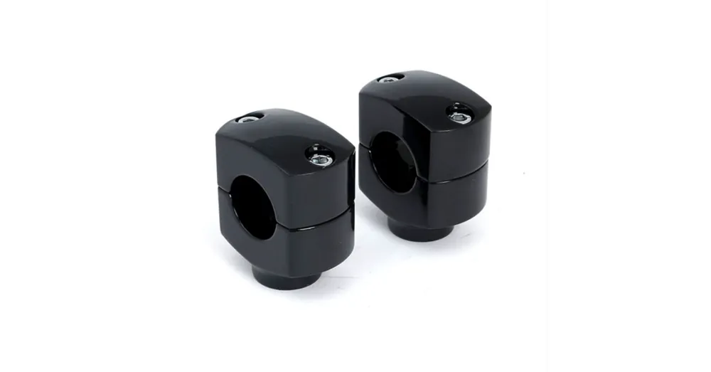 Risers Court 1-1/4&Prime; Domed Noir Authentique