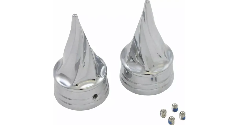 Commande En Gros Caches Axe Roue Avant Twisted Kuryakyn Dyna, Softail, Sportster, Touring, V-Rod