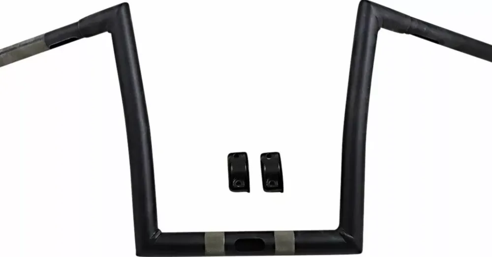 Guidon Todd&rsquo;s Cycle Ape Hanger Ø 1-1/4&Prime; / H. 12&Prime; Noir Mat Touring Road Glide Haute Qualité