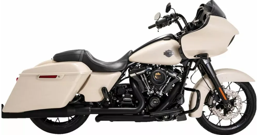 Collecteur d&rsquo;Échappement Vance & Hines Dresser Dual Noir Touring M8 Remise