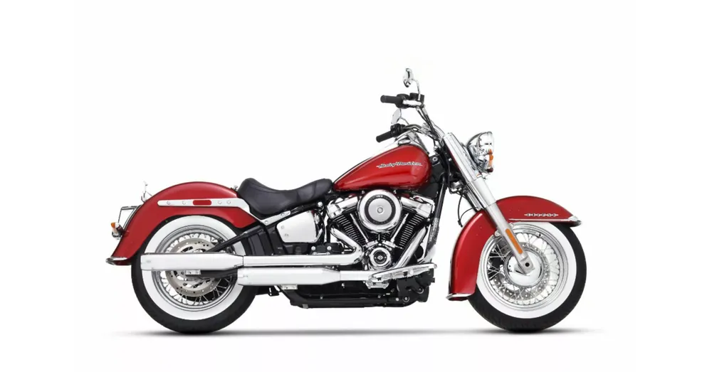 Top Vente Silencieux Échappement Rinehart 3,5&Prime; Dual Chromé Softail