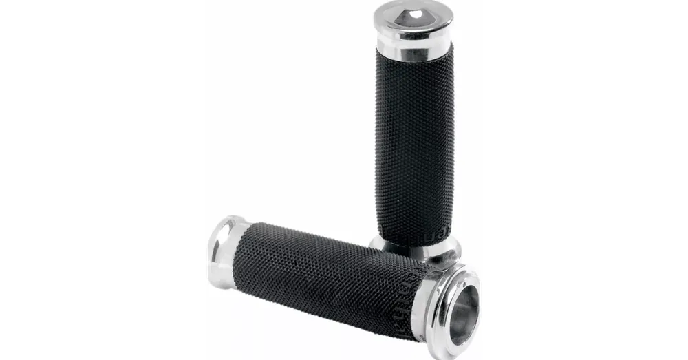 Achat Immédiat Poignées Performance Machine Renthal Wrapped Chromé Harley Accélérateur à Câble