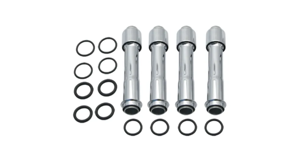 Commander Vite Kit Caches Tiges de Culbuteurs S&S Chromé Dyna Softail Touring 99/17