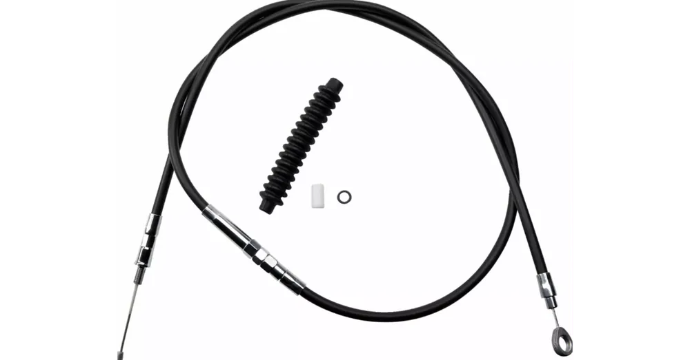 Commander Maintenant Câble d&rsquo;Embrayage Vinyle Noir Longueur Standard 60-11/16&Prime; Softail Bad Boy 95/97