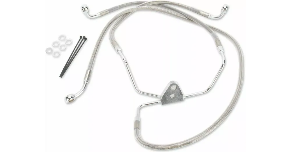 Expédié Aujourd&rsquo;hui Durite de Frein Avant Inox Drag Specialties Touring FLHT, FLHX 96/07