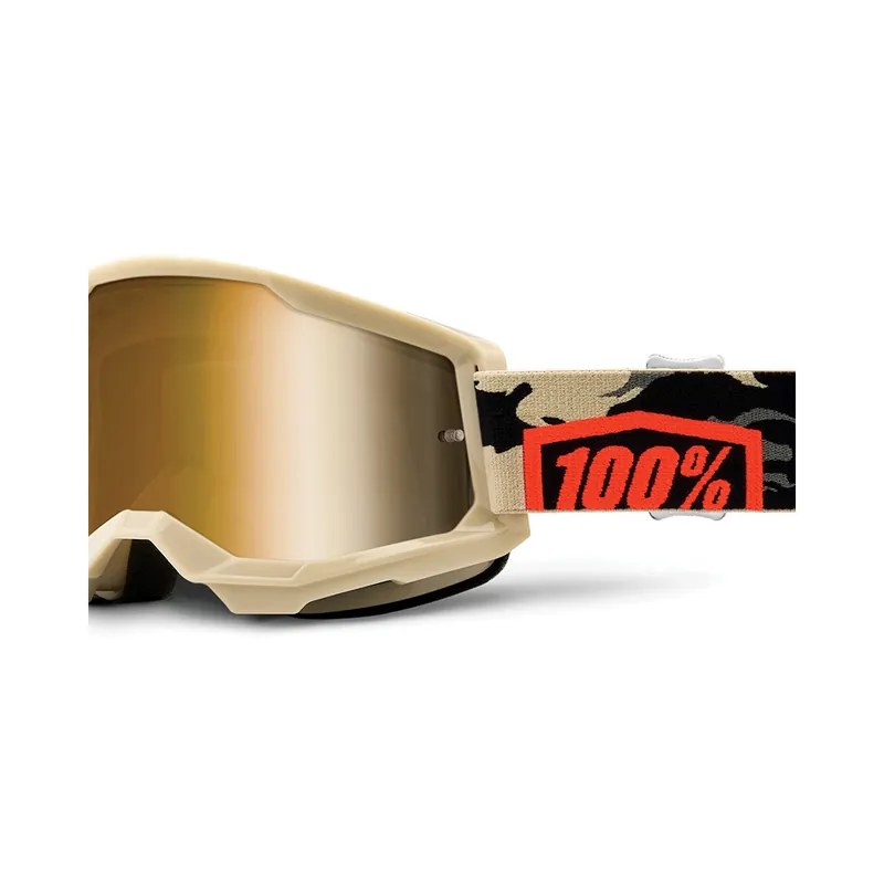 Masque Cross STRATA 2 Kombat – Ecran Mirror True Gold Offre Limitée