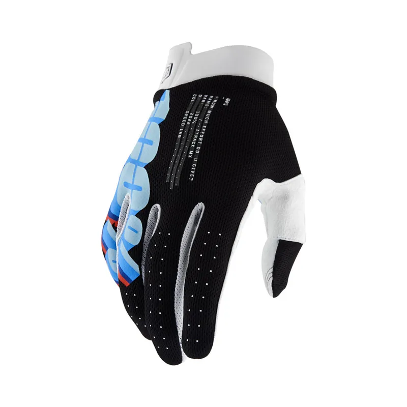 Gants Cross 100% ITRACK System Noir Retour Gratuit