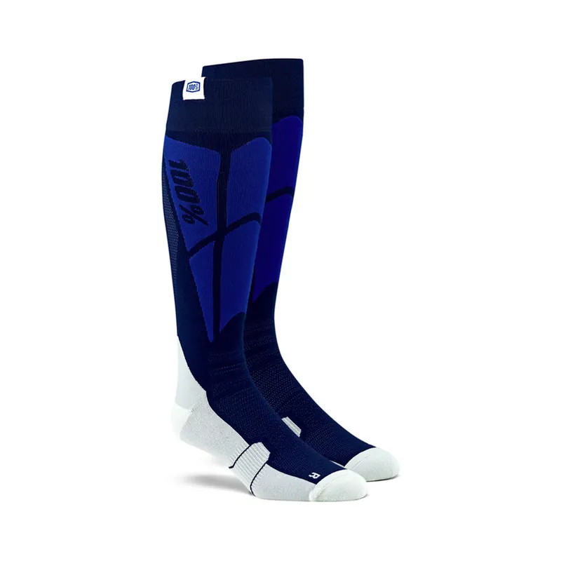 Chaussettes Performance Moto HI SIDE Navy Haute Qualité