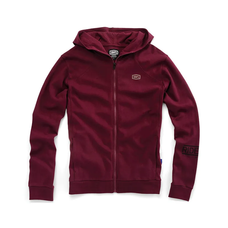 Commander Maintenant Sweat Zippé CHAMBER Burgundy