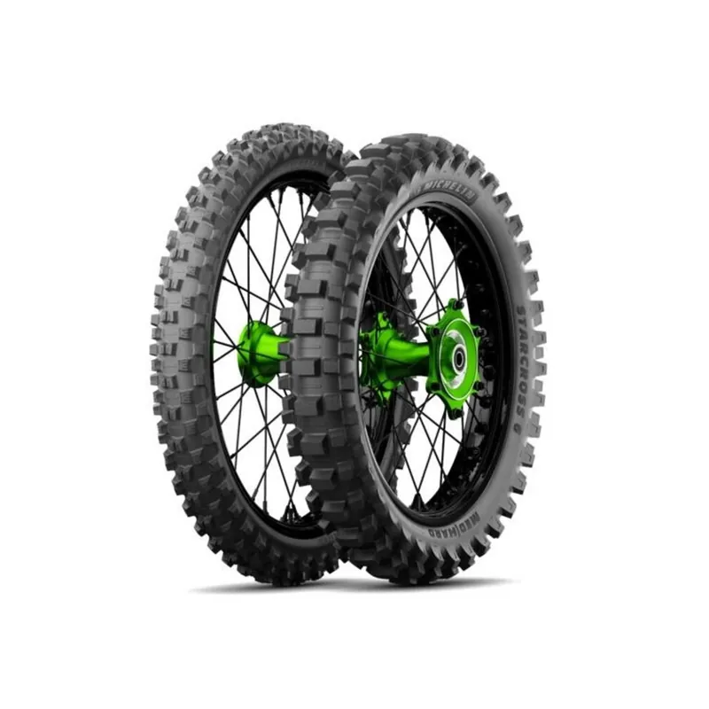 Pneu MICHELIN STARCROSS 6 MEDIUM HARD 80/100-21 M/C NHS 51M TT Satisfait Ou Remboursé