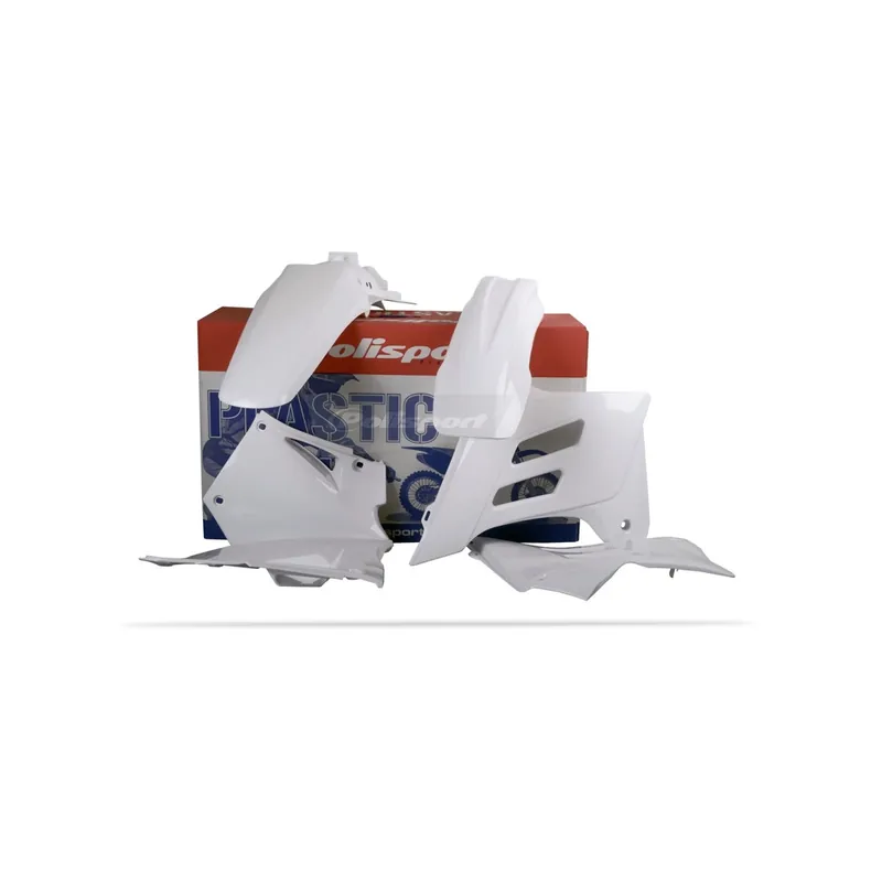 Kit plastique POLISPORT blanc Gas Gas EC Quantité Limitée
