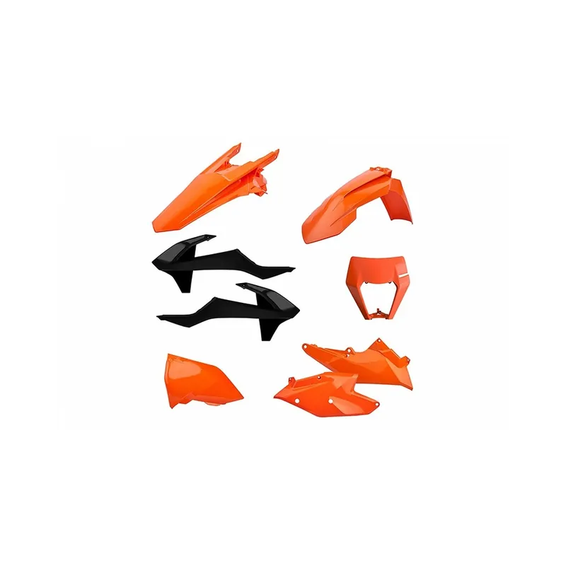Kit plastique POLISPORT Enduro couleur origine KTM EXC/EXC-F Usine Directe
