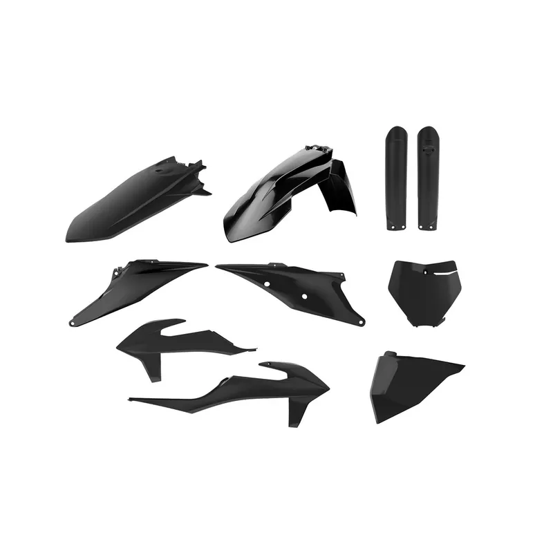 Kit plastique POLISPORT noir – KTM SX/SX-F Populaire