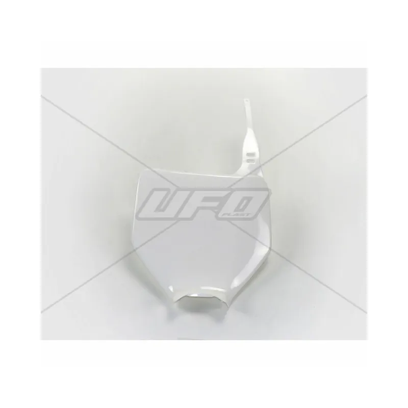 Produit De Marque Plaque numéro frontale UFO blanc Kawasaki KX125/250