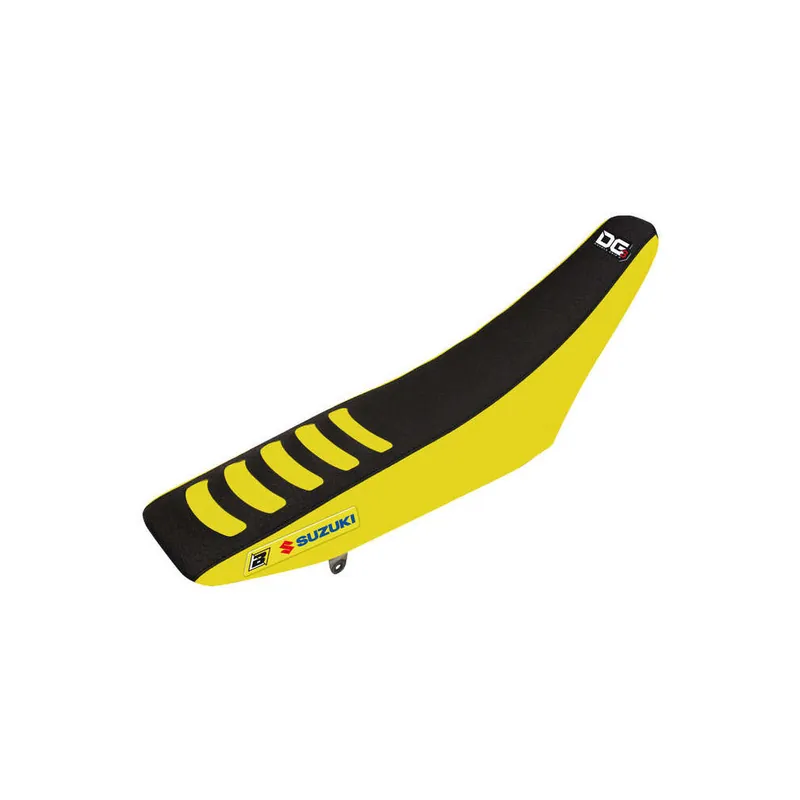 Haute Qualité Housse de selle BLACKBIRD Double Grip 3 jaune/noir Suzuki RM-Z250