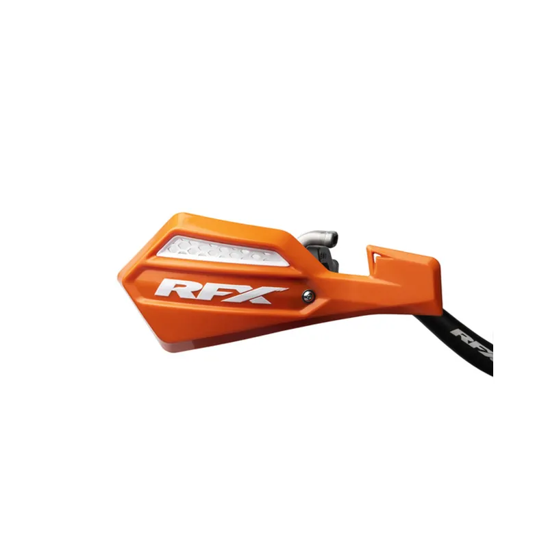 Certifié Protège-mains RFX série 1 (Orange/Blanc) avec kit de montage