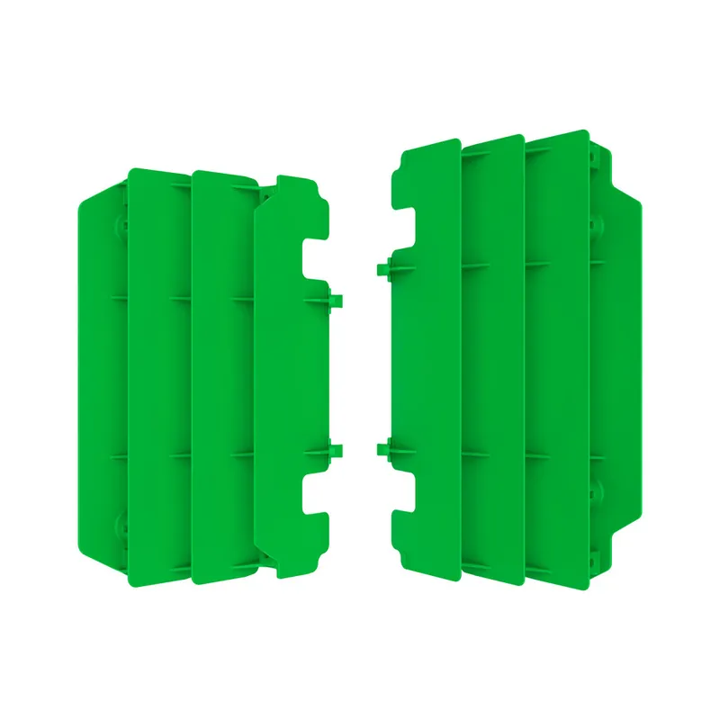 Promotion Cache-radiateur POLISPORT vert – Kawasaki KX125