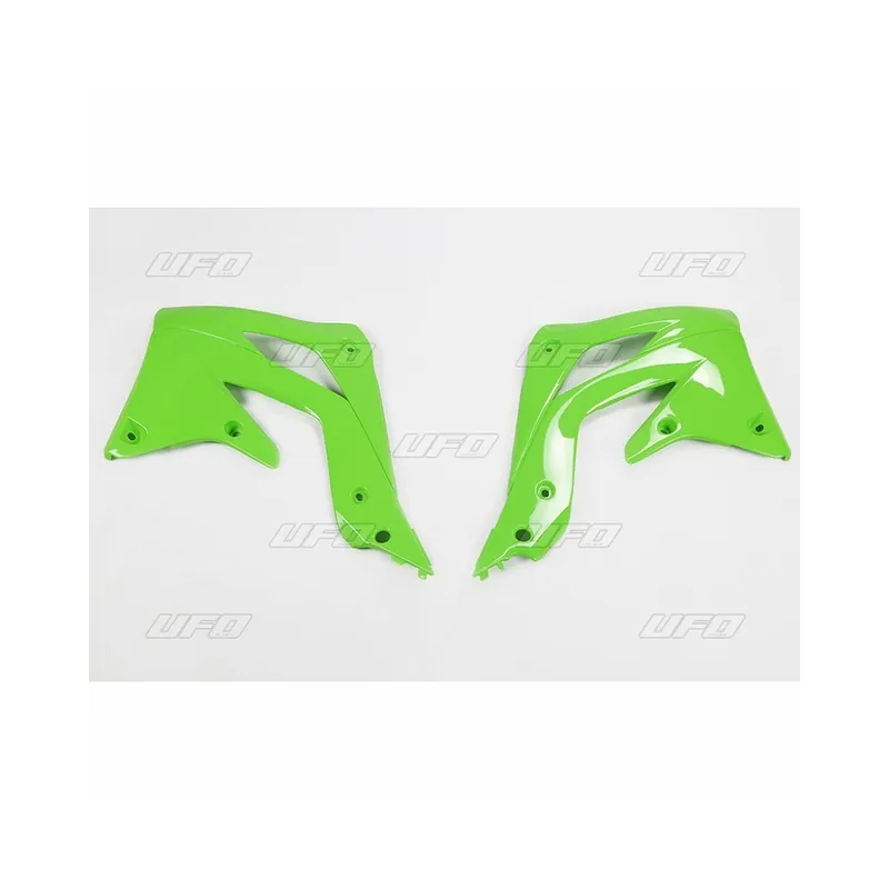 Top Vente Ouïes de radiateur UFO vert Kawasaki KX450F