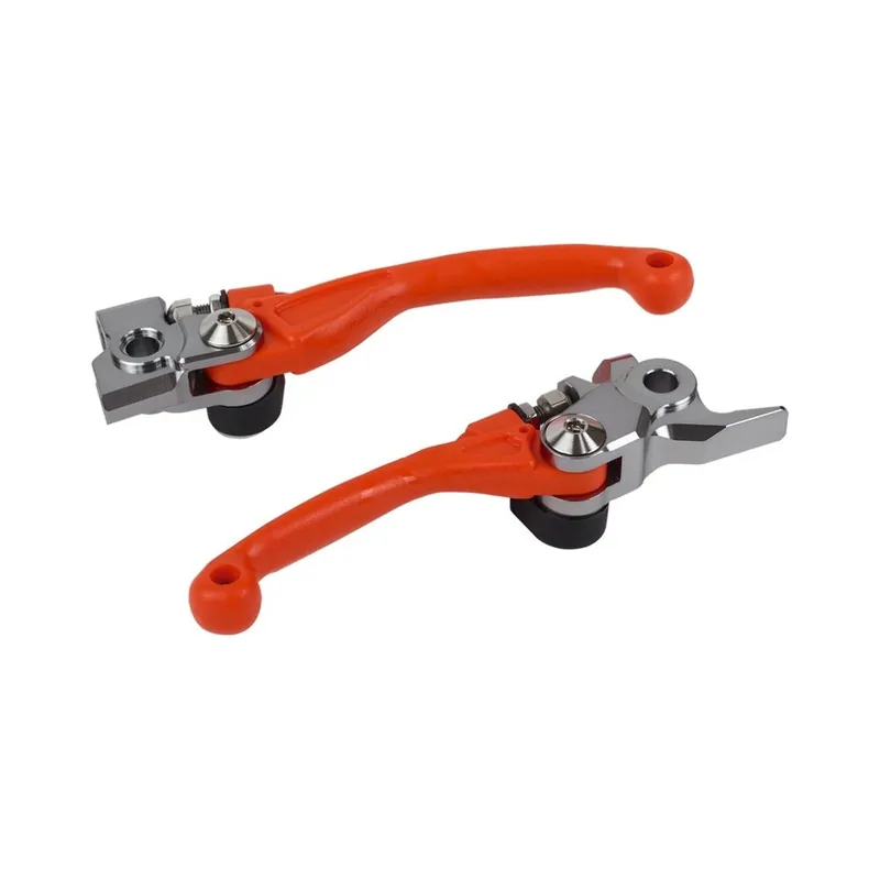 Jeu de leviers POLISPORT Pivor Incassable orange – KTM / Husqvarna Quantité Limitée