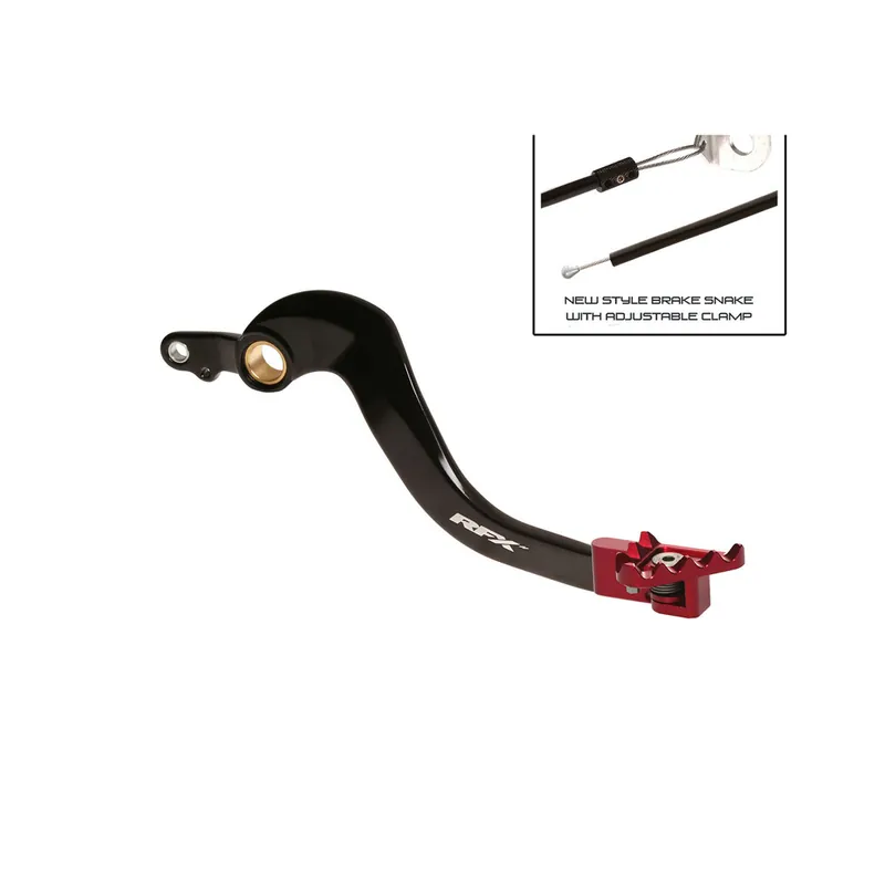 Bon Marché Pédale de frein arrière RFX Pro FT (Noir/Rouge) – Honda CRFX450