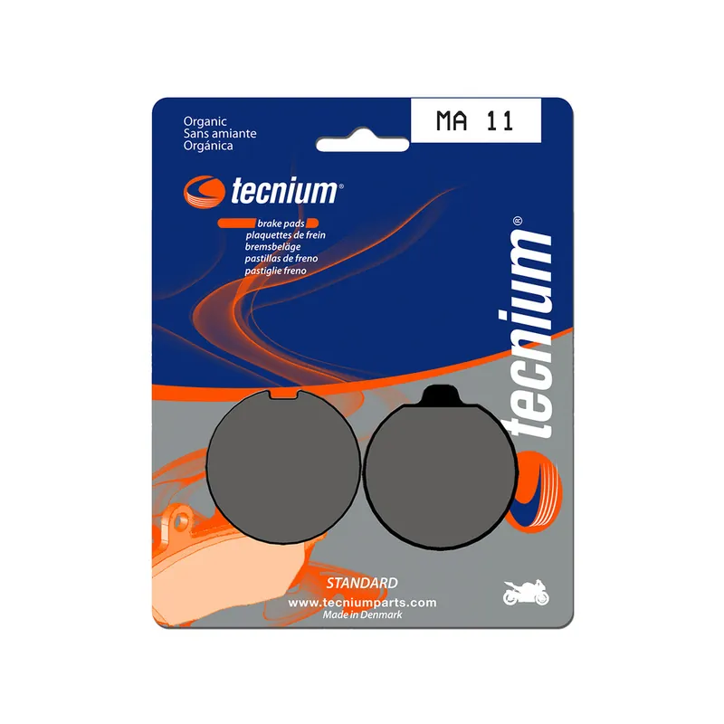 Plaquettes de frein TECNIUM route organique - MA11 Nouvel Arrivage