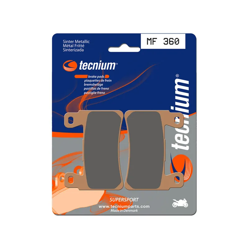 Achat Immédiat Plaquettes de frein TECNIUM Performance métal fritté – MF360