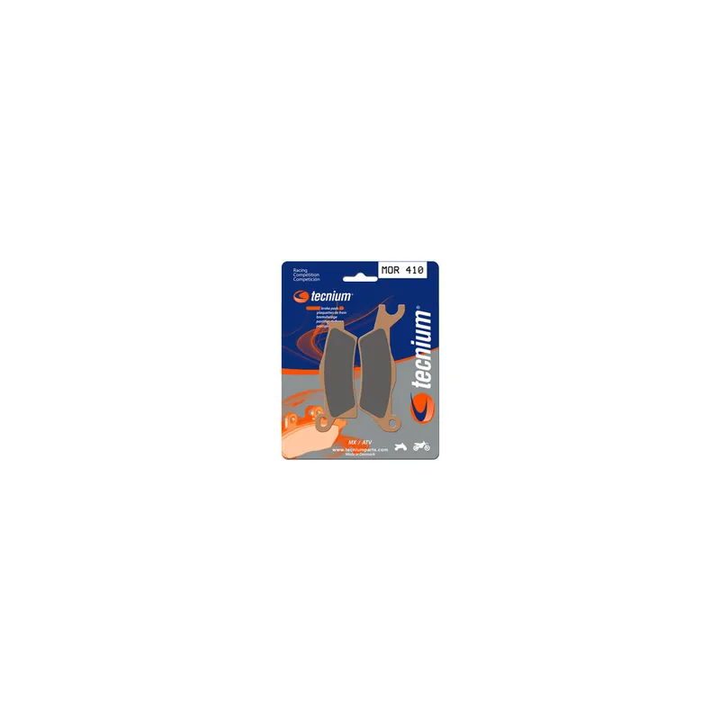 Plaquettes de frein TECNIUM Racing MX/Quad métal fritté - MOR410 Retour Gratuit