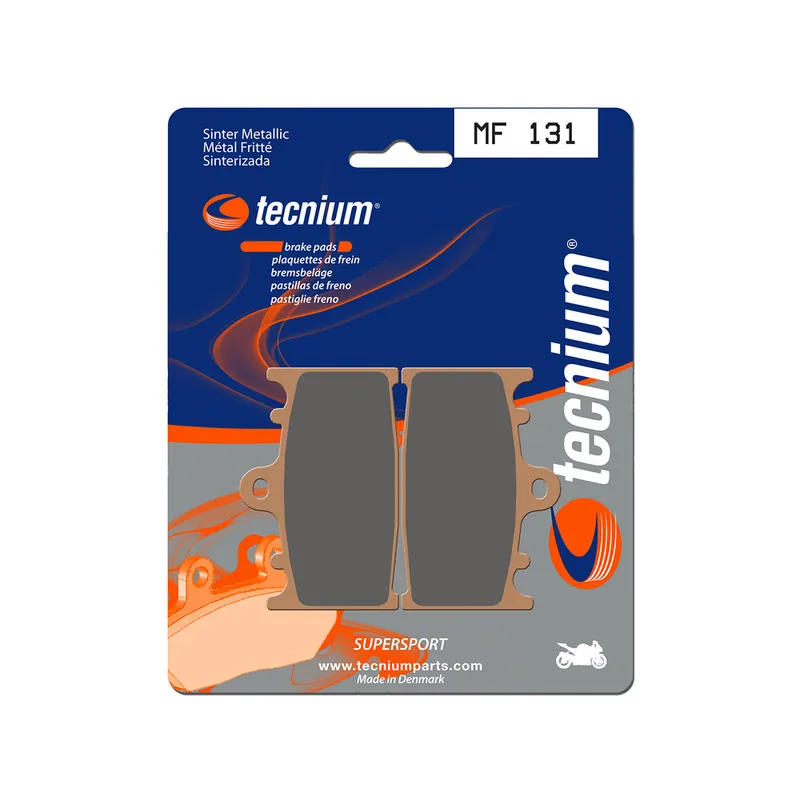 Plaquettes de frein TECNIUM Performance métal fritté - MF131 Meilleur Choix