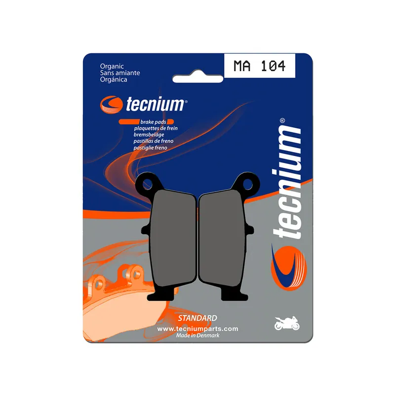 Super Prix Plaquettes de frein TECNIUM route organique - MA104