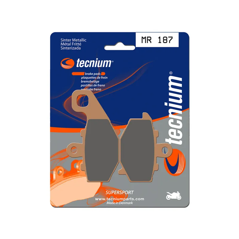 Plaquettes de frein TECNIUM Performance métal fritté - MR187 Super Prix