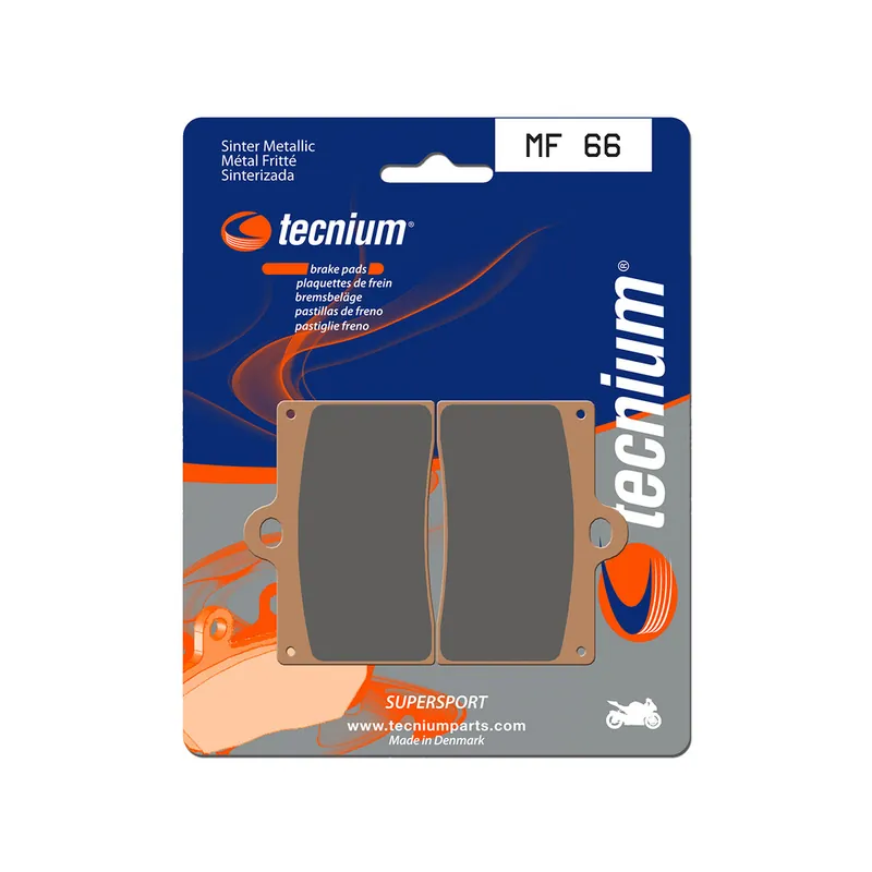 Plaquettes de frein TECNIUM Performance métal fritté - MF66 Satisfait Ou Remboursé