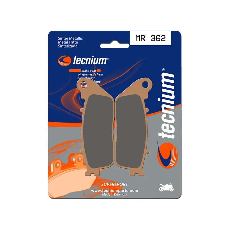 Plaquettes de frein TECNIUM Performance métal fritté - MR362 Haute Qualité
