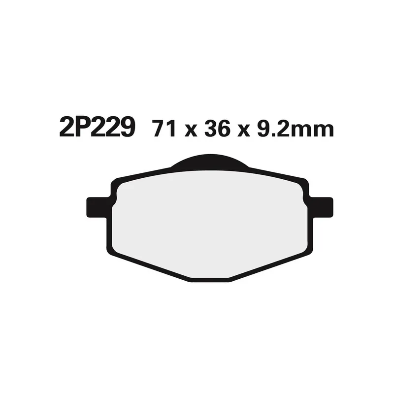 Bon Plan Plaquettes de frein NISSIN Off-Road semi-métallique – 2P-229GS