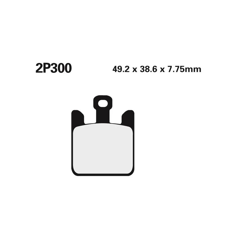 Marque Plaquettes de frein NISSIN route /Off-Road métal fritté – 2P-300ST