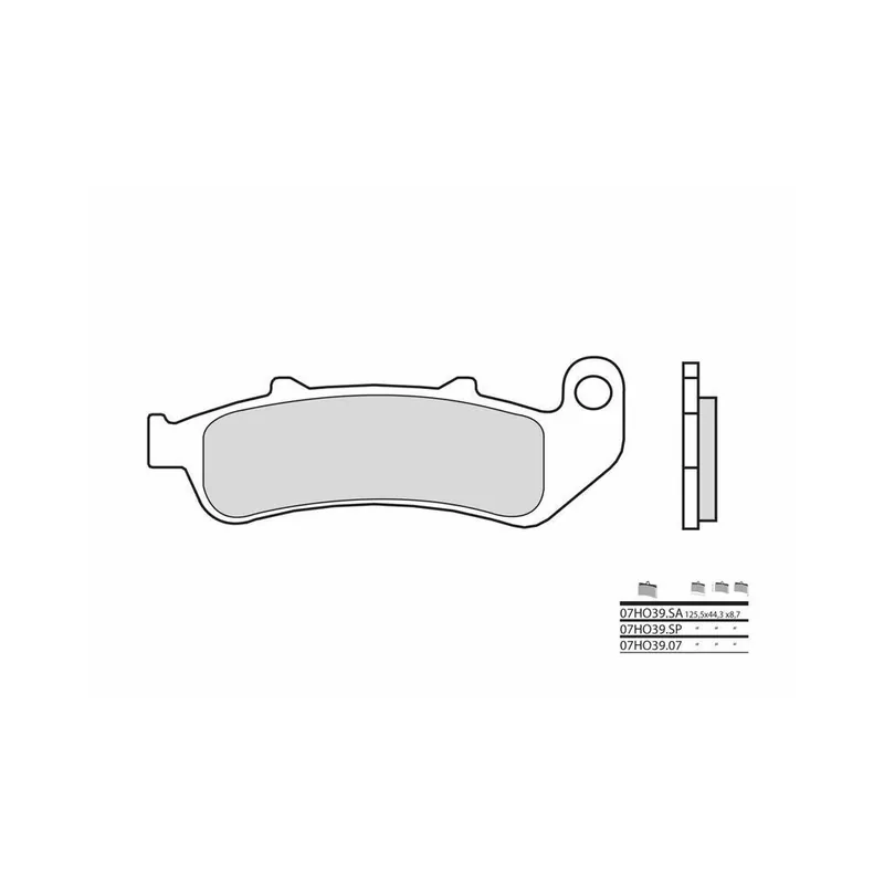 Plaquettes de frein BREMBO route métal fritté – 07HO39SP Prix Choc