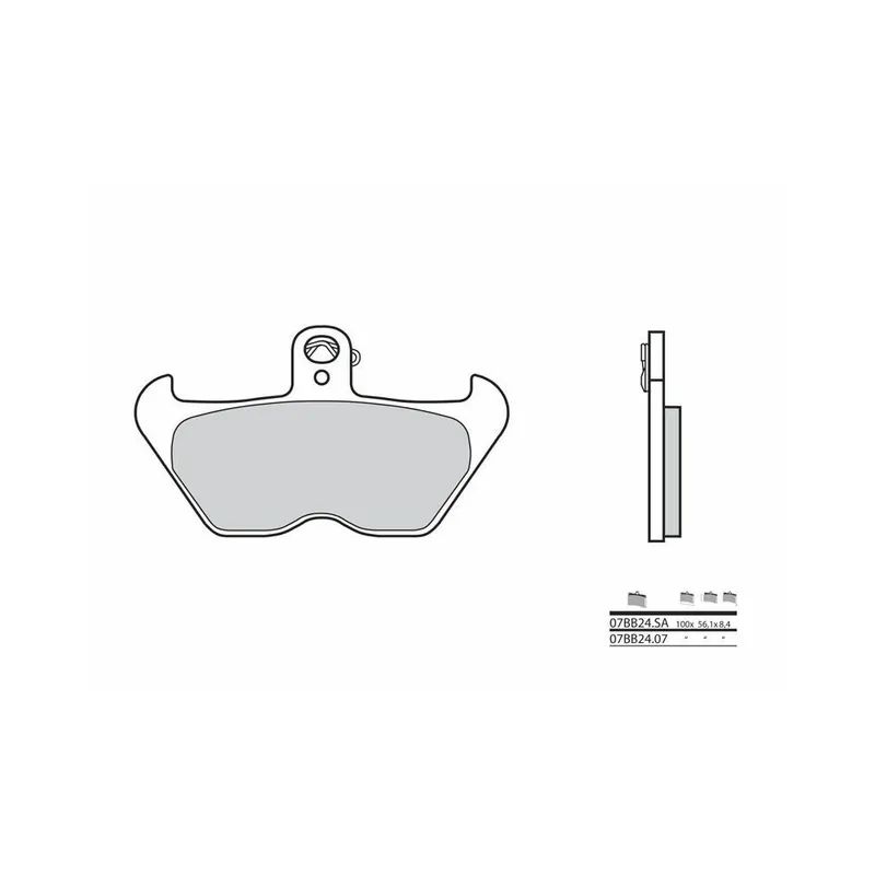 Offre Limitée Plaquettes de frein BREMBO route carbone céramique – 07BB2407