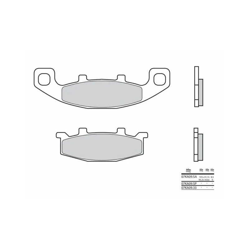Plaquettes de frein BREMBO route métal fritté – 07KA09SP Promotion