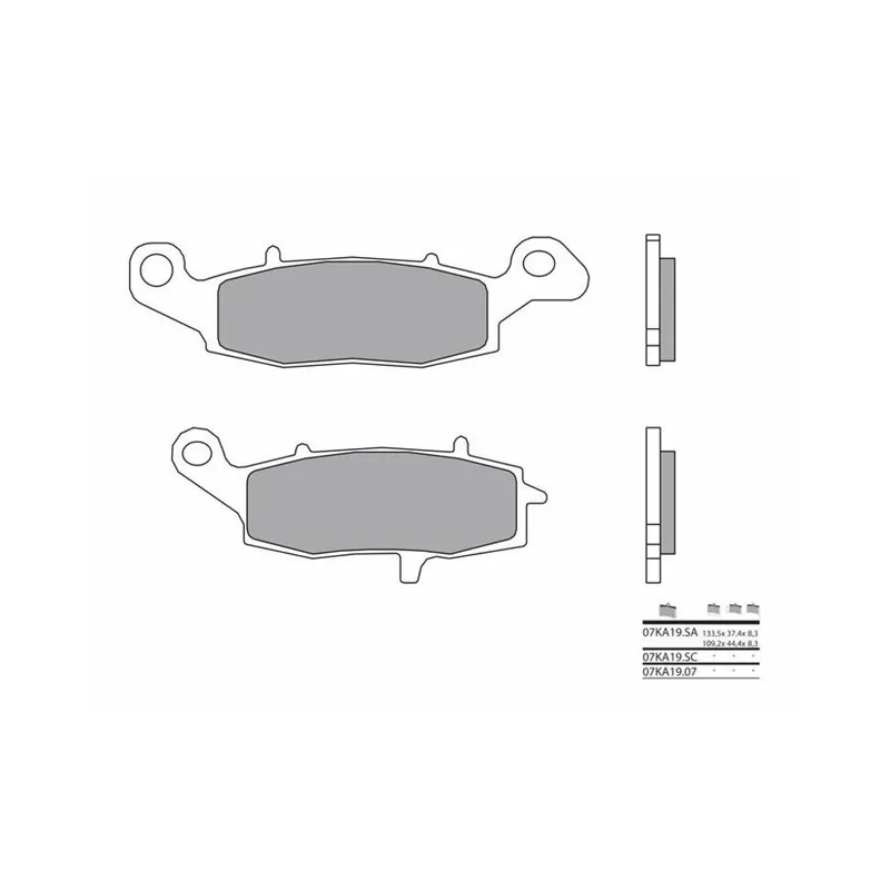 Plaquettes de frein BREMBO route carbone céramique – 07KA1907 Réduction