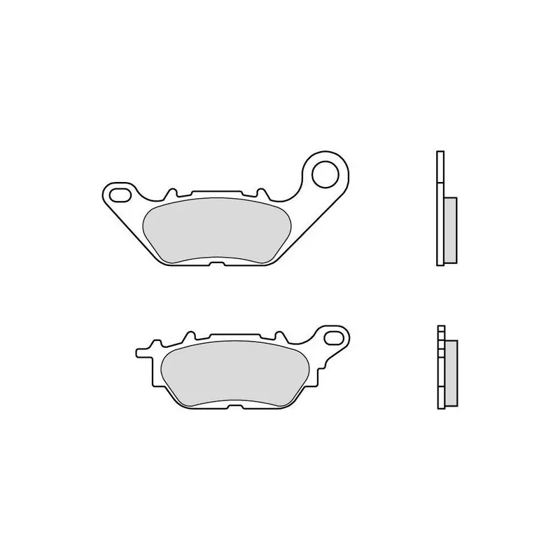 Plaquettes de frein BREMBO Scooter carbone céramique - 07114CC Prix Cassé