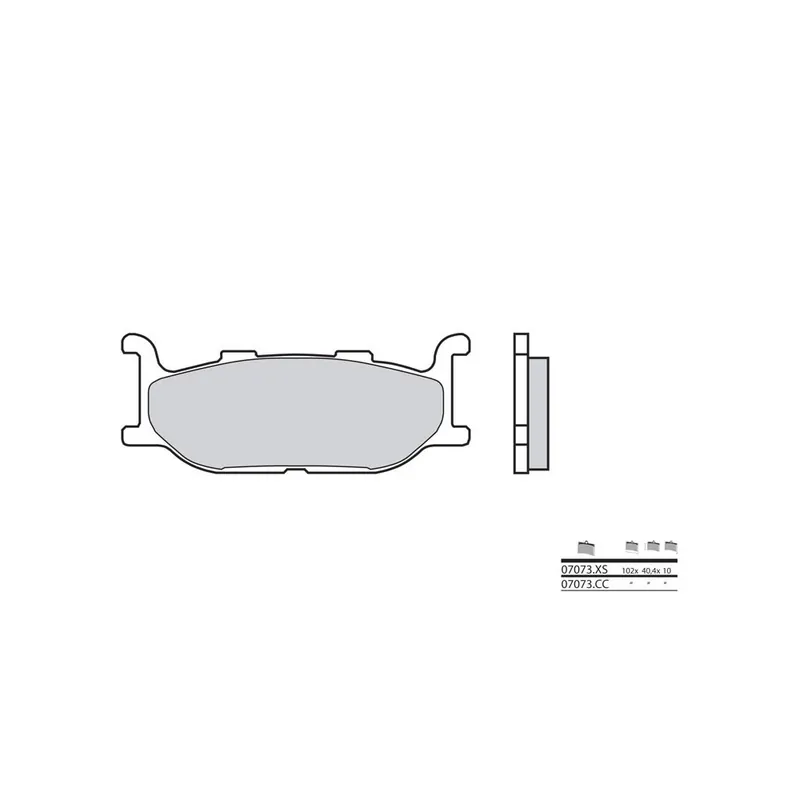 Plaquettes de frein BREMBO Scooter métal fritté – 07073XS Offre Exclusive