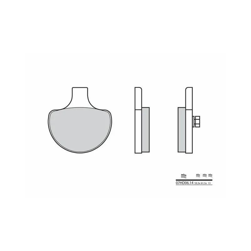 Vente Flash Plaquettes de frein BREMBO route carbone céramique – 07HD0614