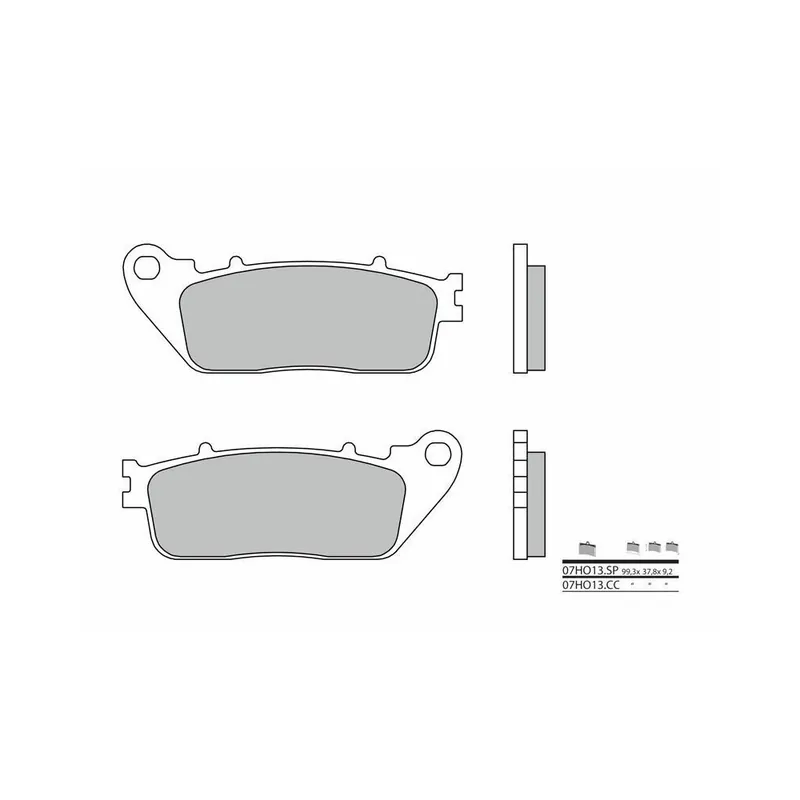 Plaquettes de frein BREMBO route carbone céramique – 07HO13CC Offre Du Jour