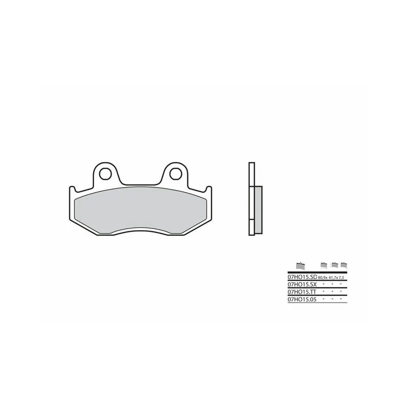 Commande En Gros Plaquettes de frein BREMBO Off-Road métal fritté – 07HO15SD