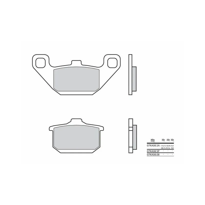 Acheter Direct Plaquettes de frein BREMBO route carbone céramique – 07KA0808