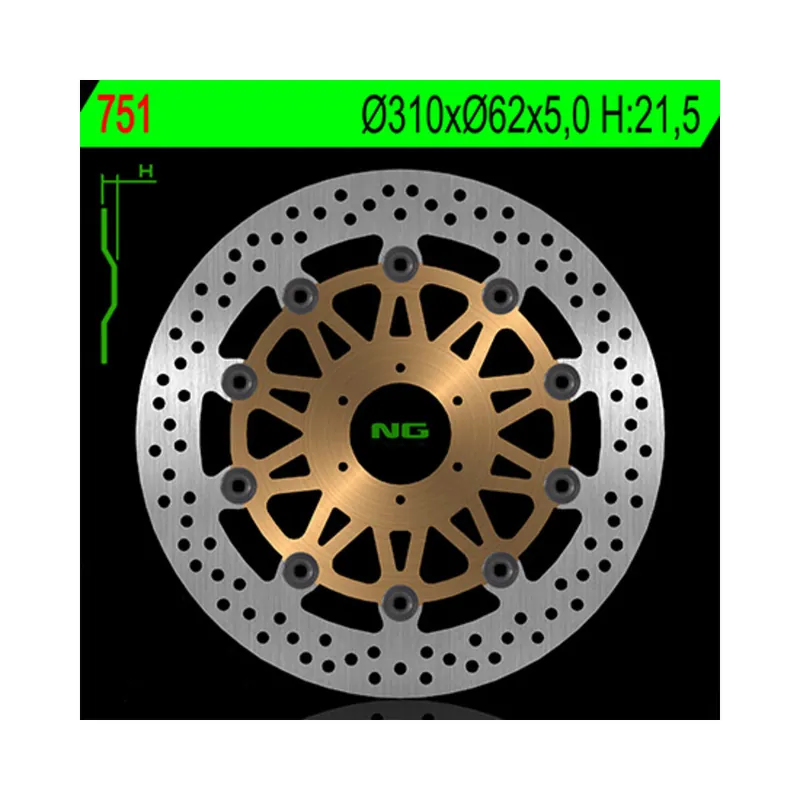 Acheter En Ligne Disque de frein NG BRAKES flottant – 751