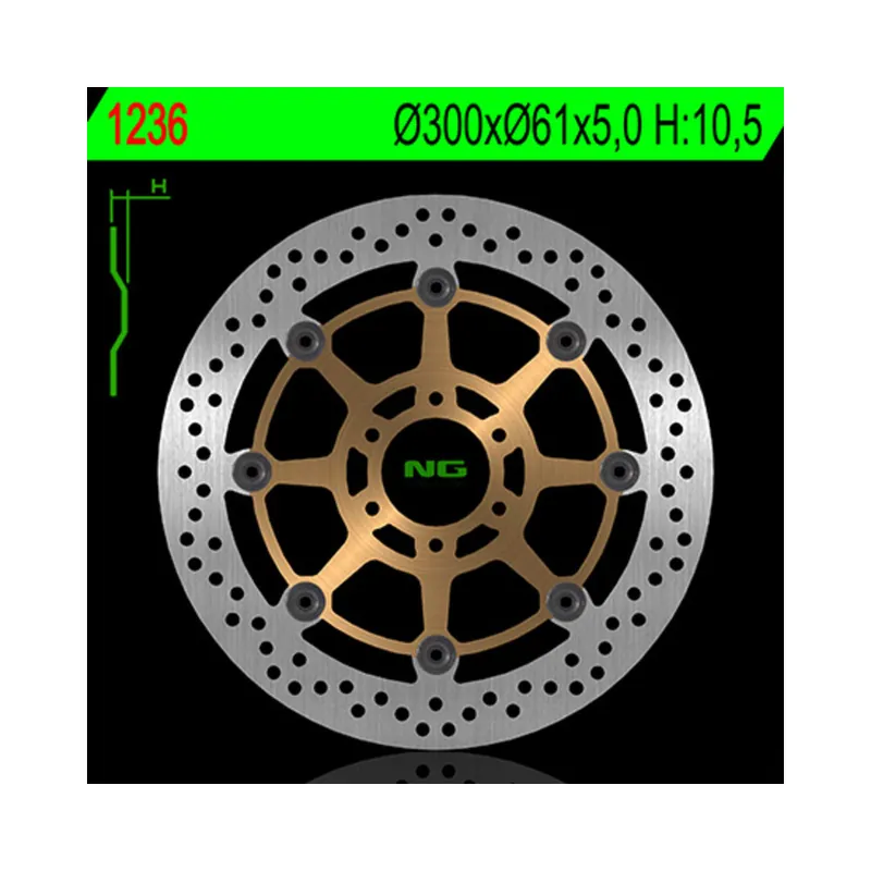 Disque de frein NG BRAKES flottant – 1236 Promotion
